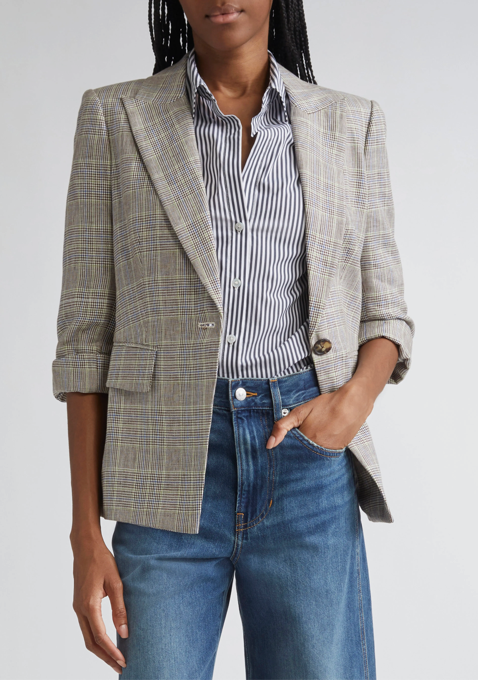 Veronica Beard Obie Linen Dickey Jacket size 12