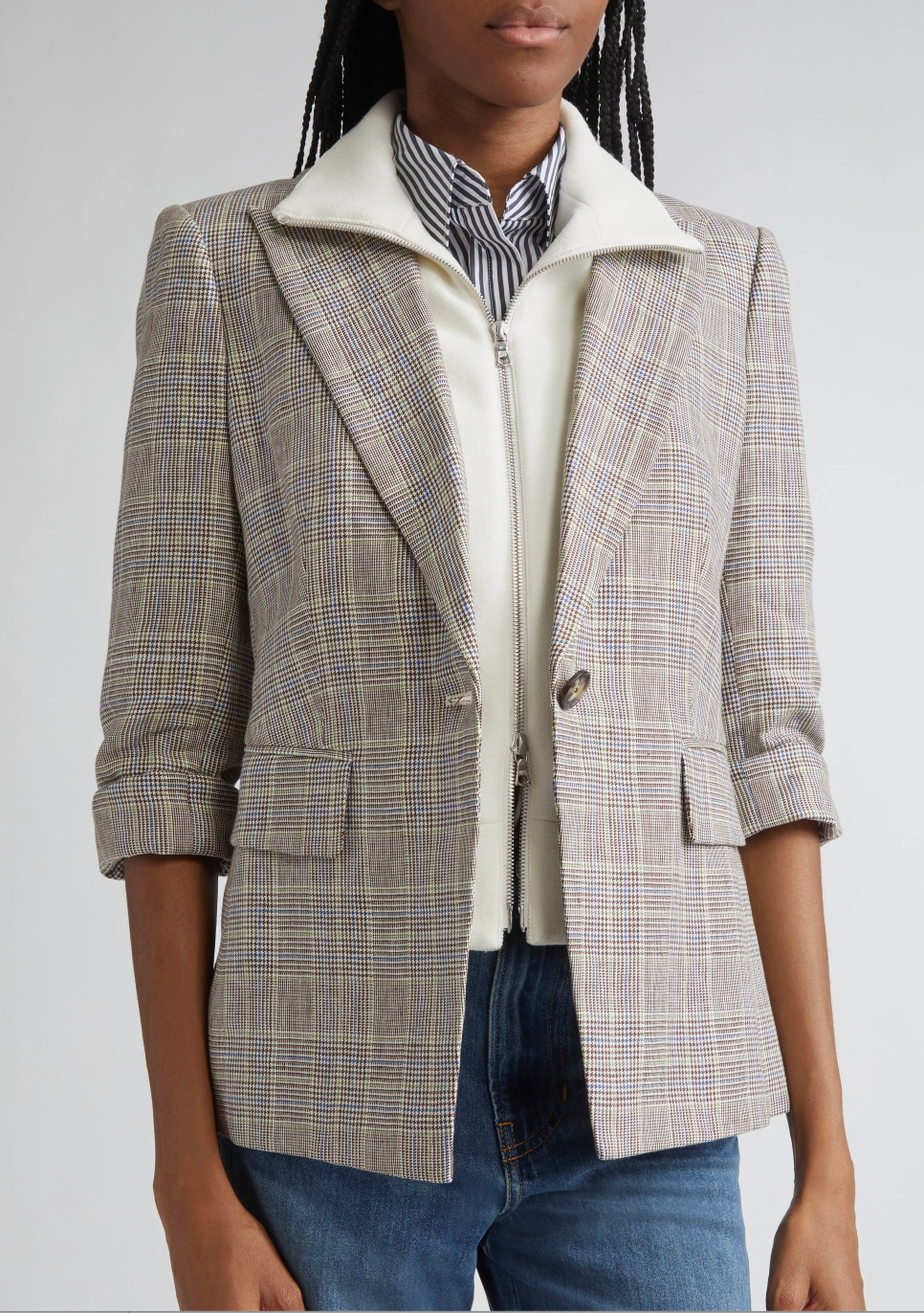 Veronica Beard Obie Linen Dickey Jacket size 12