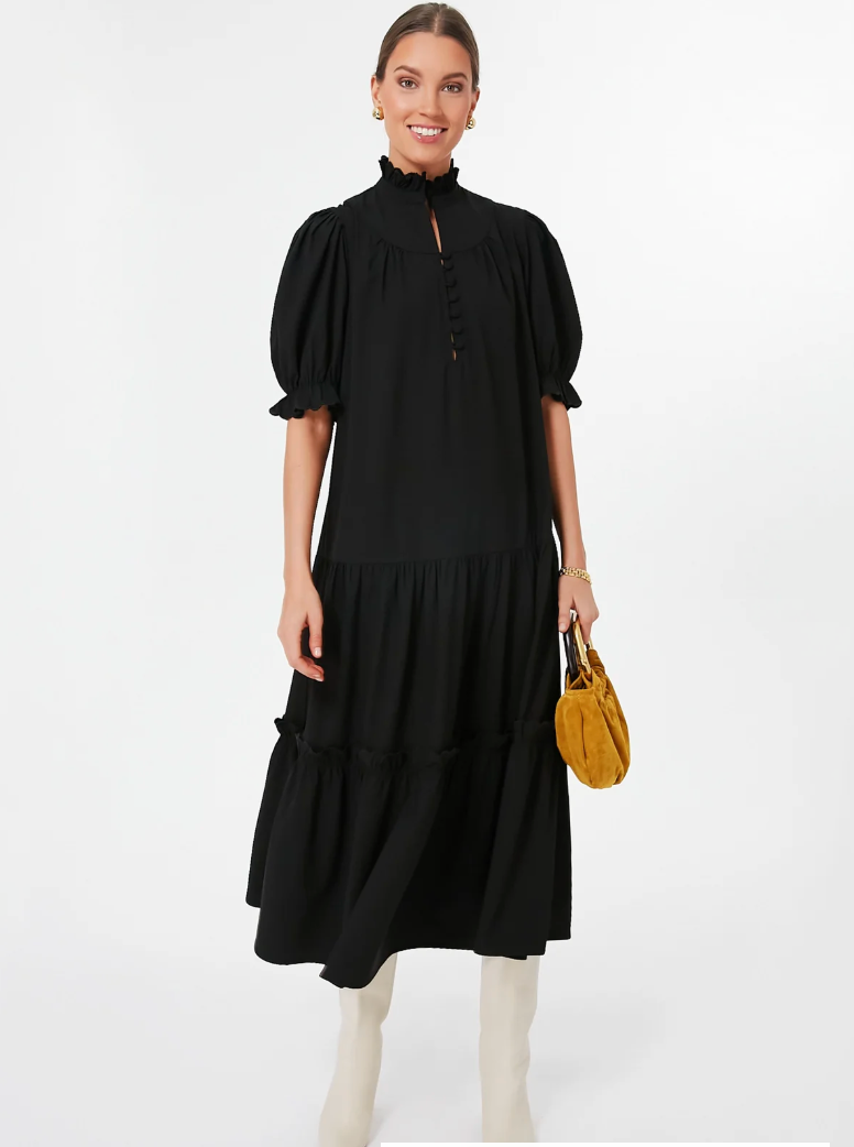 Pomander Place Black Selena Maxi Dress size L