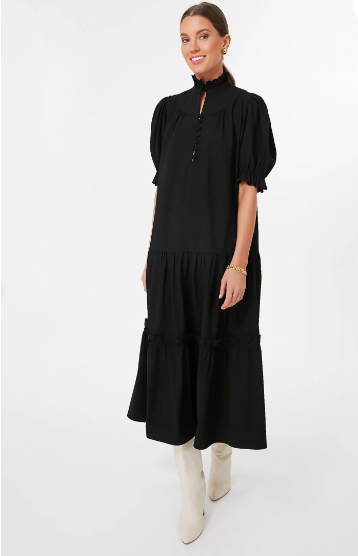 Pomander Place Black Selena Maxi Dress size L