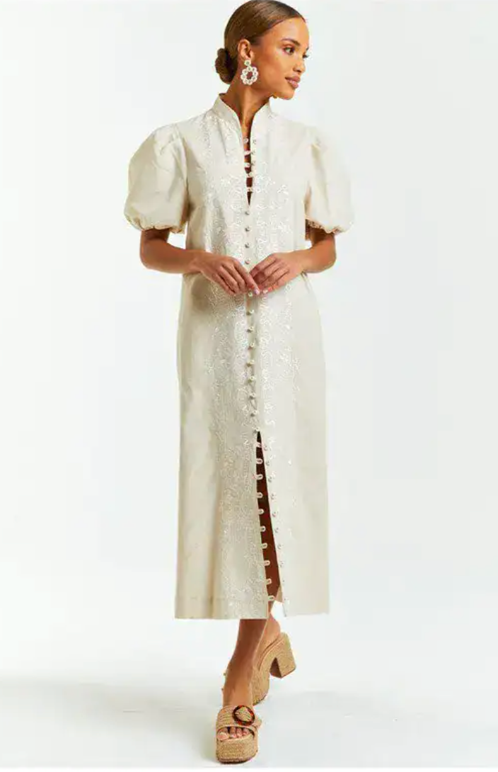 Mestiza Eliana Barong Midi Dress size L