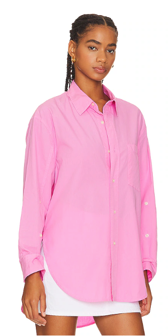 Citizens of Humanity Kayla Shirt Button Down Pink size XS