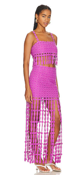 Saylor Ellie Set Purple Knit size XS