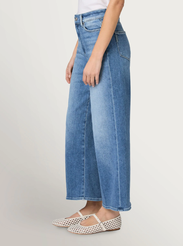 Paige Anessa High Waist Wide Leg Jeans Vino Vibes size 32