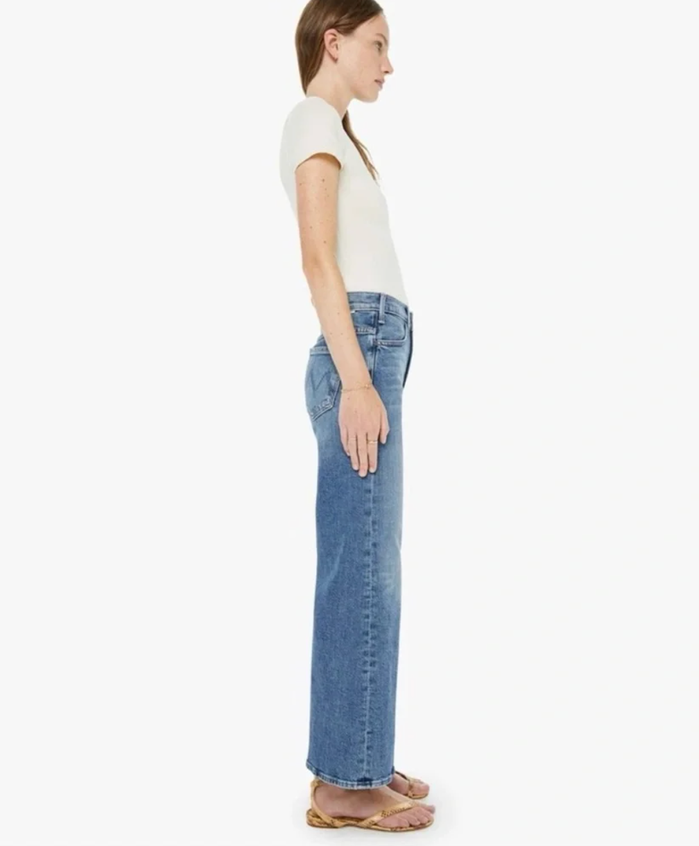 Mother The Hustler Roller Ankle Jeans Slip and Fall size 28