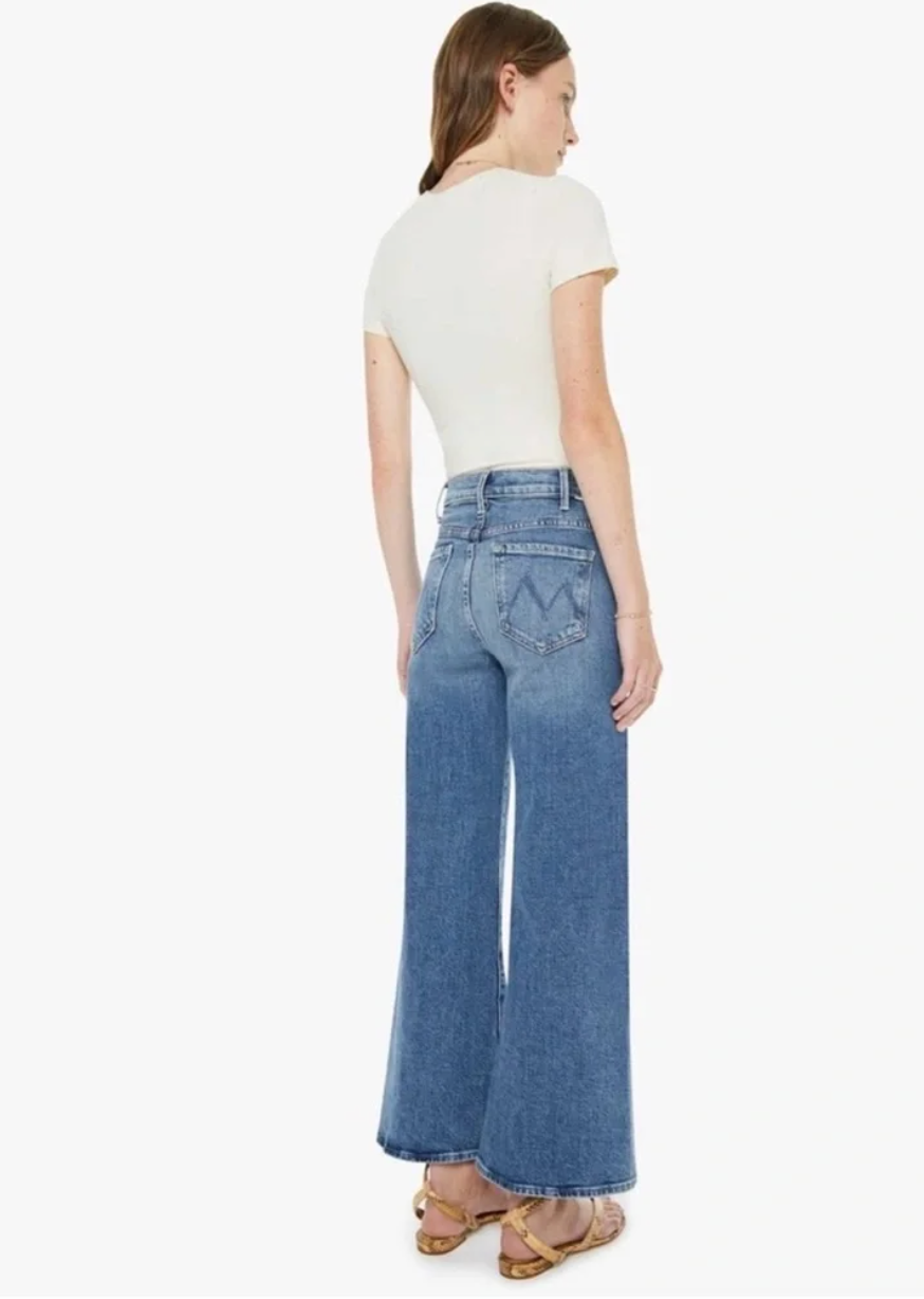 Mother The Hustler Roller Ankle Jeans Slip and Fall size 28