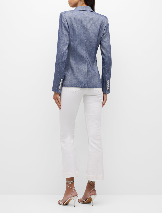 Veronica Beard Miller Dickey Jacket in Blue Melange size 6