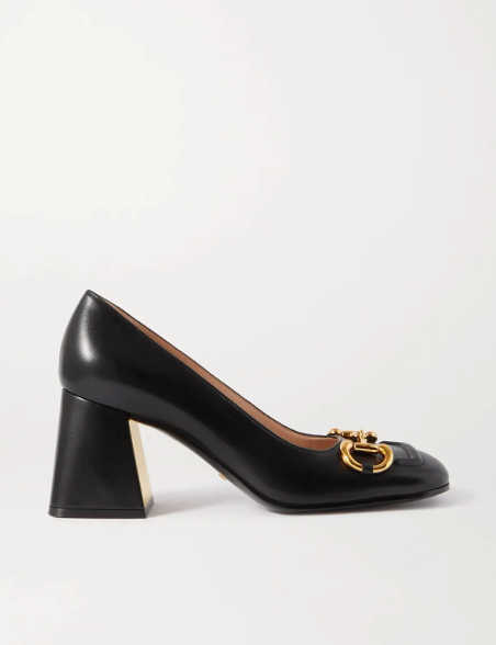 Gucci Horsebit-Detailed Leather Pumps size 36.5 US 6.5