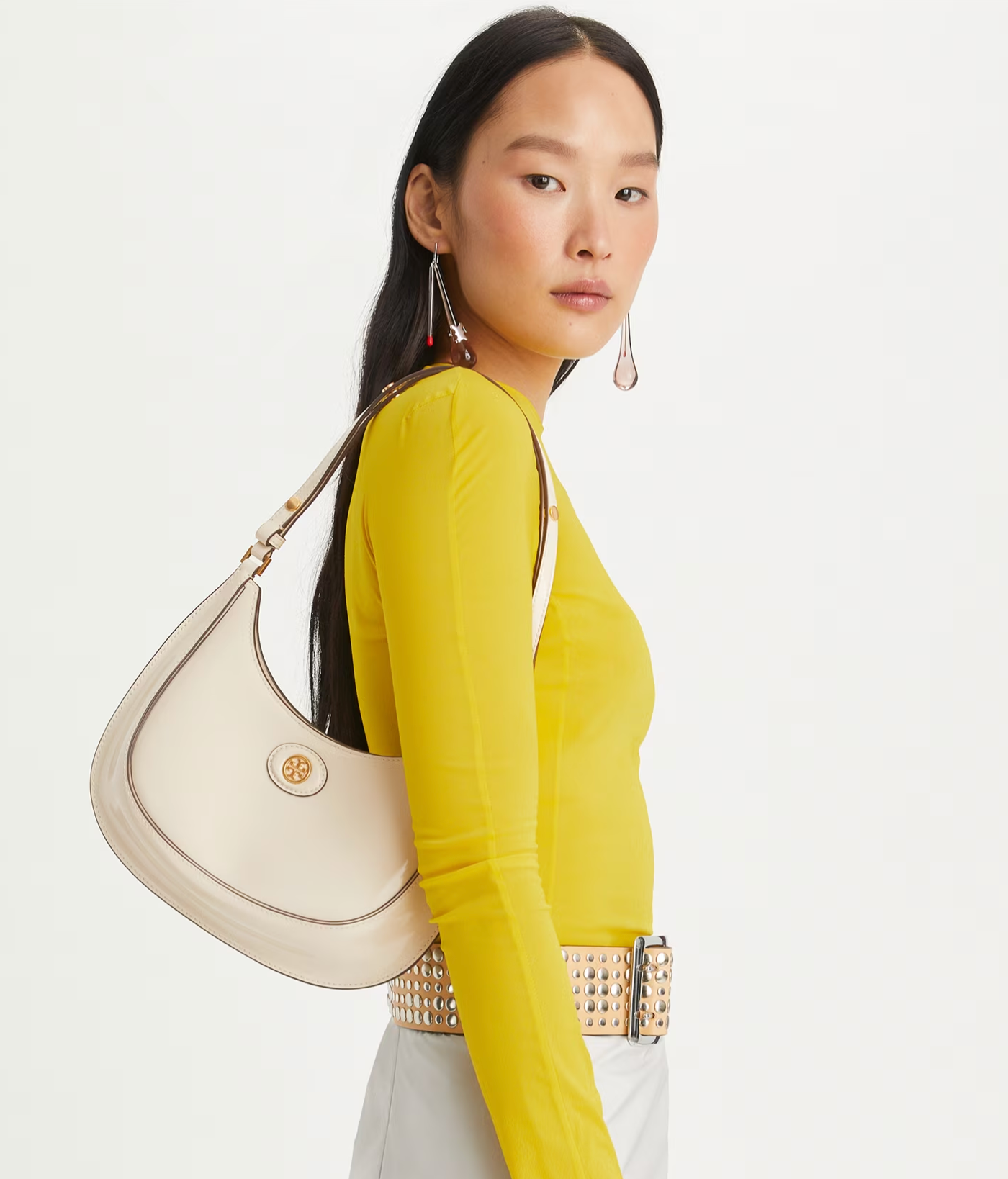 Tory Burch Robinson Convertible Crescent Bag