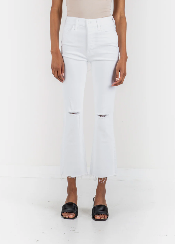 MOTHER The Tripper Ankle Fray Jeans size 26