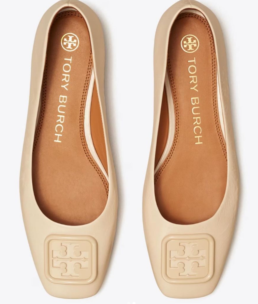 Tory Burch Brie Georgia Flats size 8C