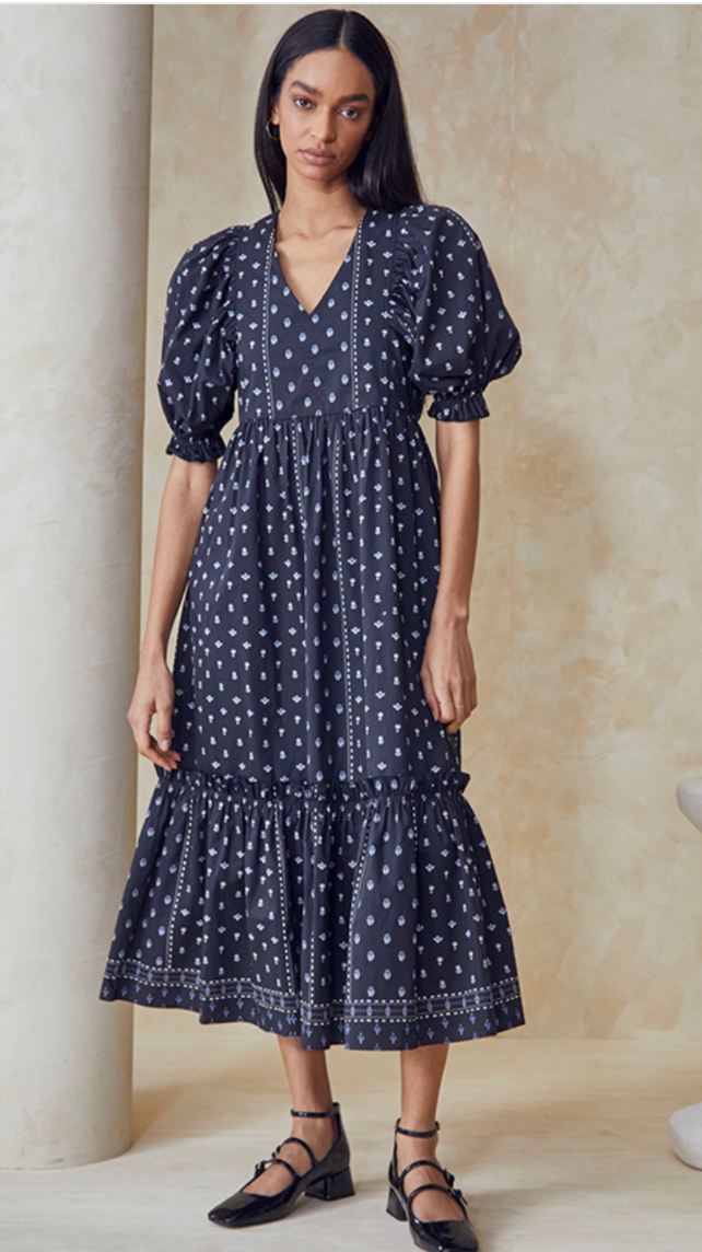 Hunter Bell Palmer Midi Dress size S