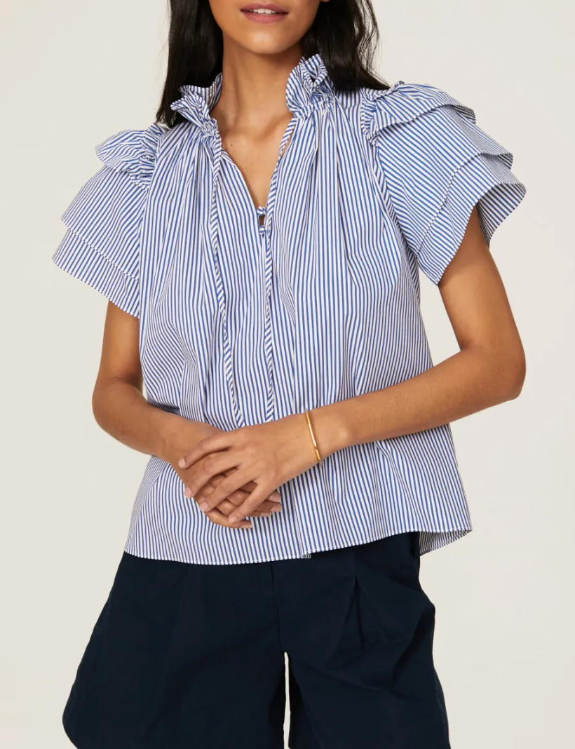 Hunter Bell Millie Striped Top size XS