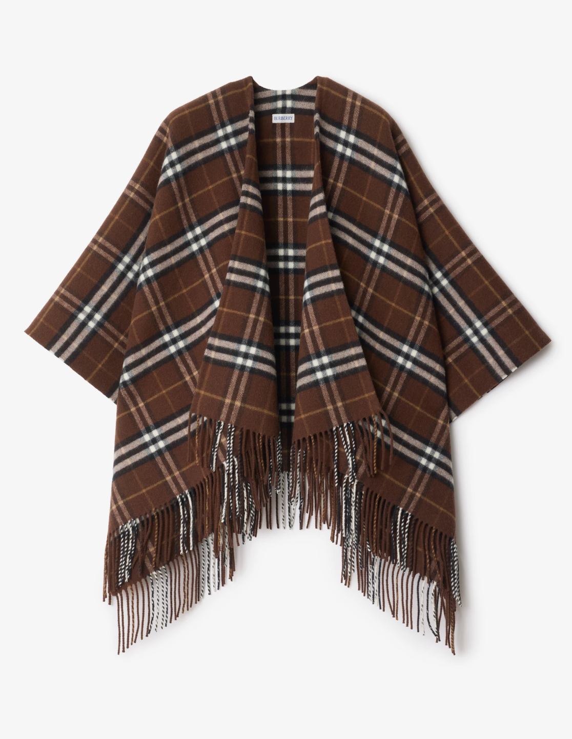Burberry St. Charlotte Double-Faced Wool Cashmere Cape