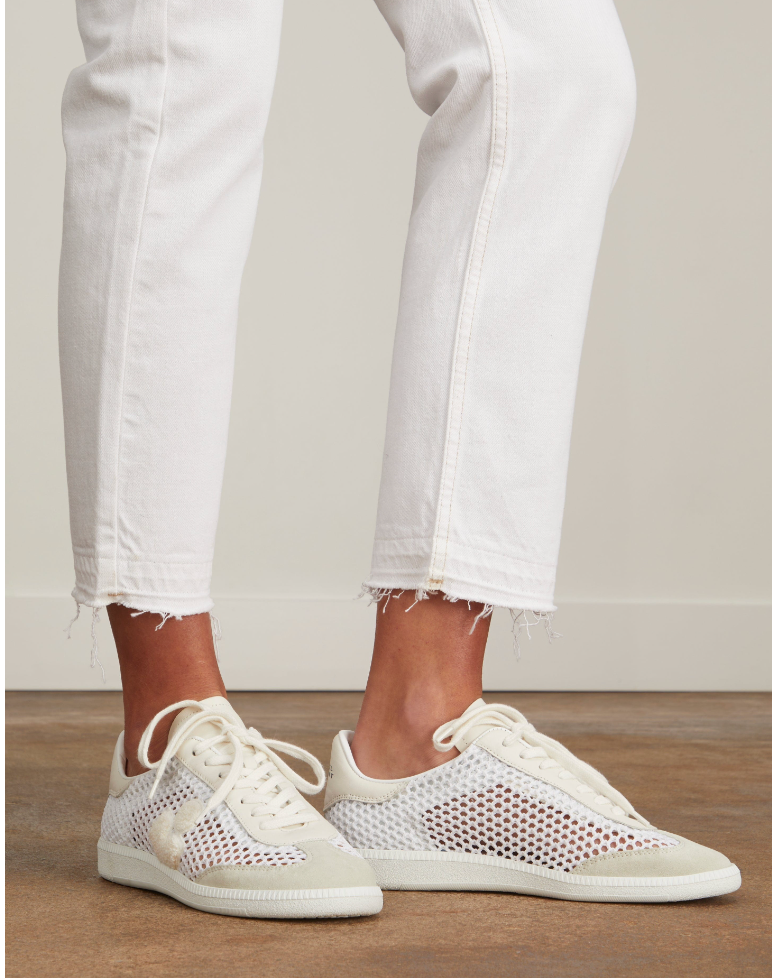 ISABEL MARANT Bryce Mesh White Sneakers size 38