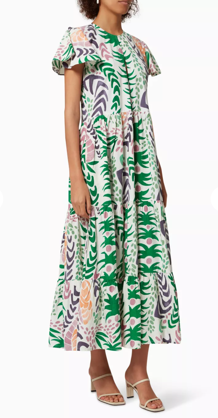 Oliphant V Neck Maxi Dress size XXL