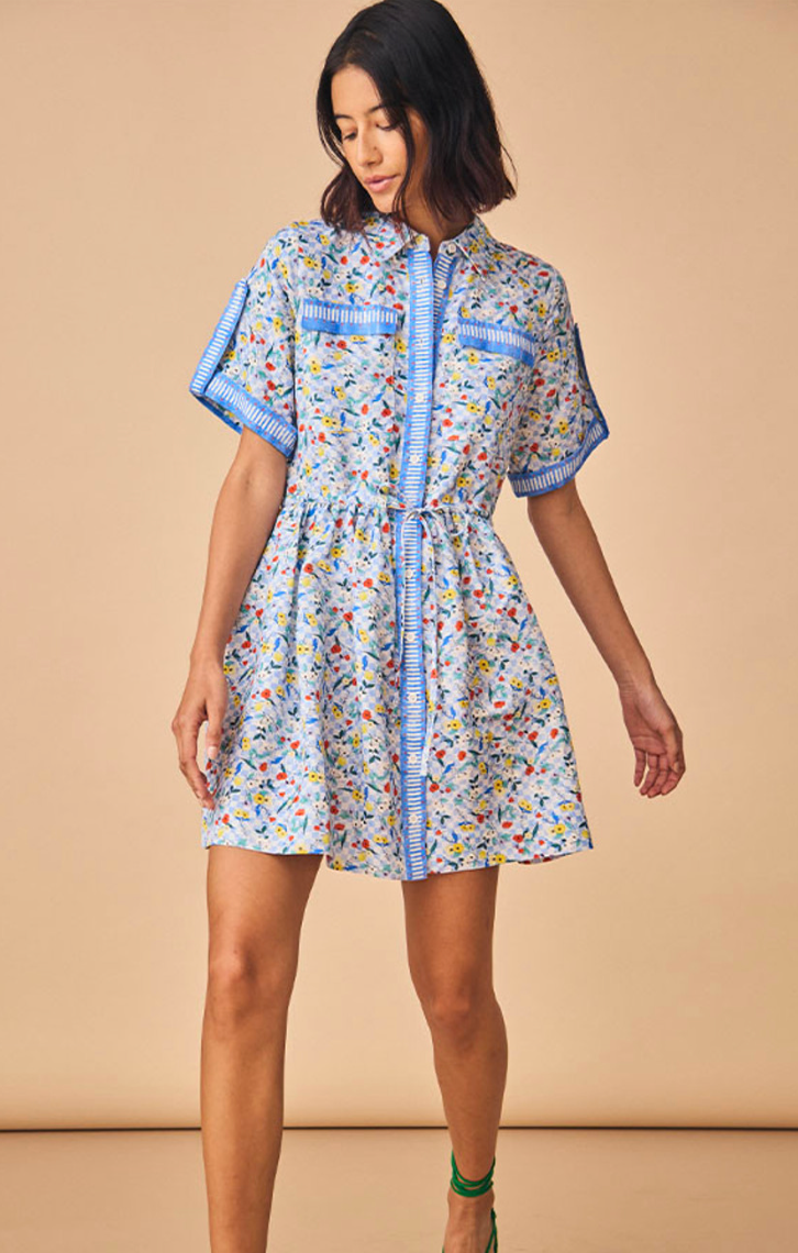 HUNTER BELL Peyton Wildflower Mini Dress size XS