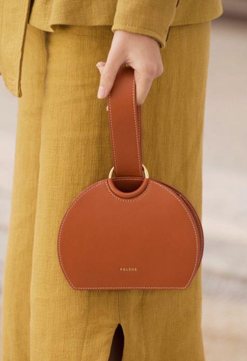 POLENE Numero Six Bag  Monochrome Terracota
