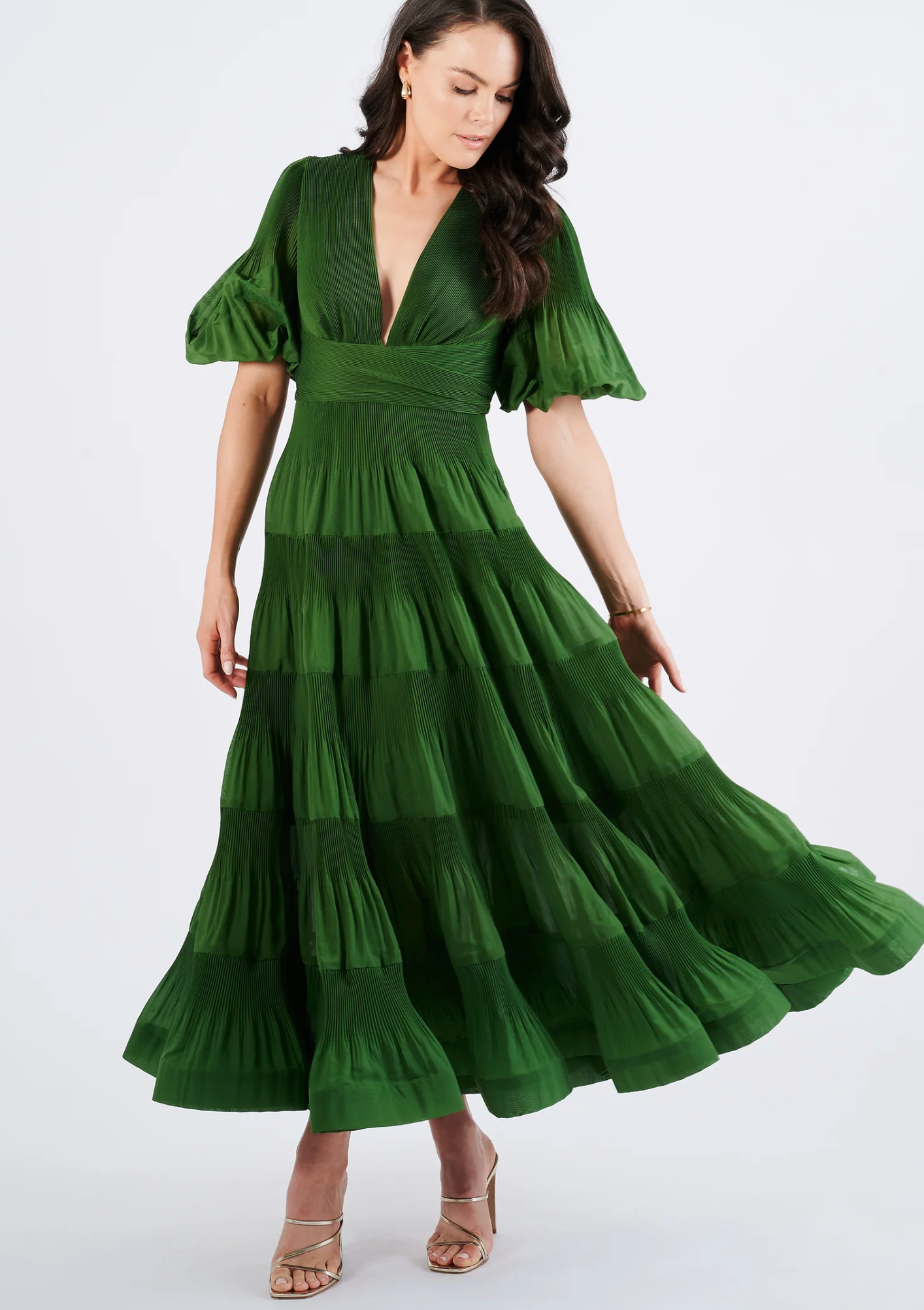 ZIMMERMANN Pleated Midi Dress size 12
