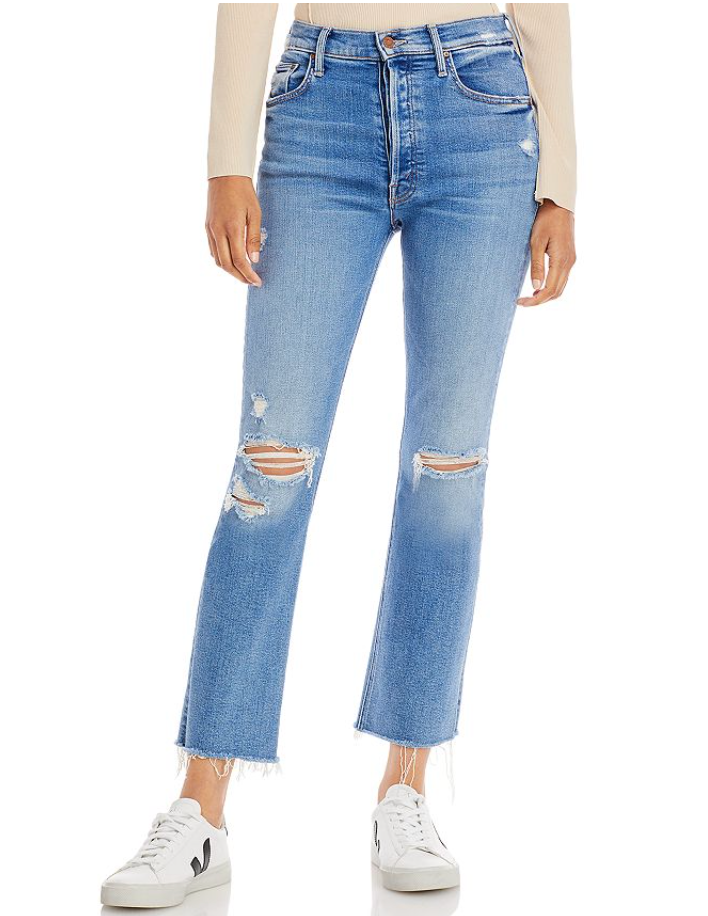 Mother The Tripper Ankle Fray Jeans size 25