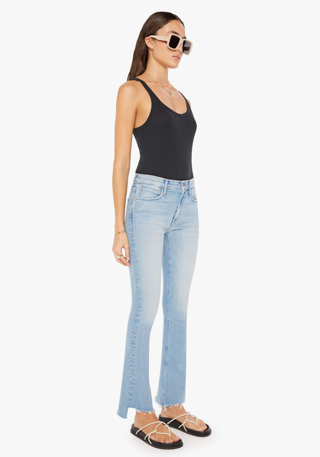 Mother The Runaway Step Fray Jeans Size 29