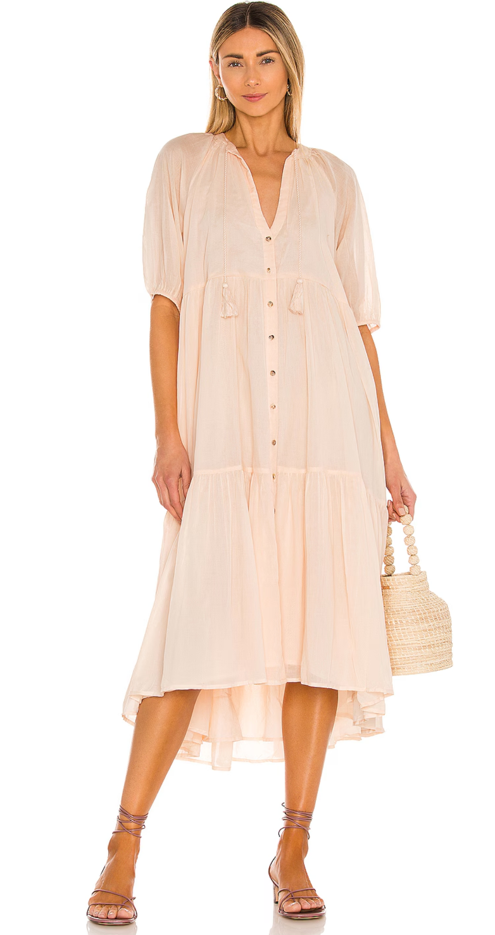 Spell & The Gypsy Honey Midi Dress size M