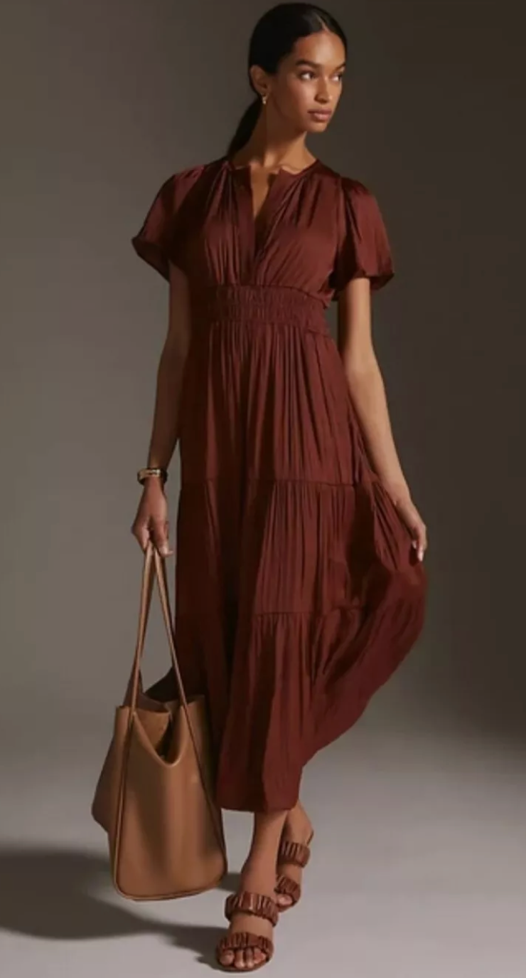 Anthropologie Somerset Maxi Dress size S