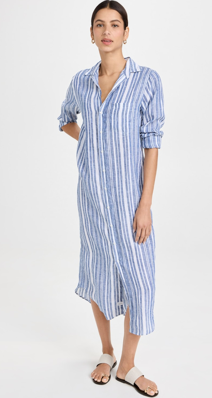 Frank & Eileen Rory Linen Shirt Dress size XS