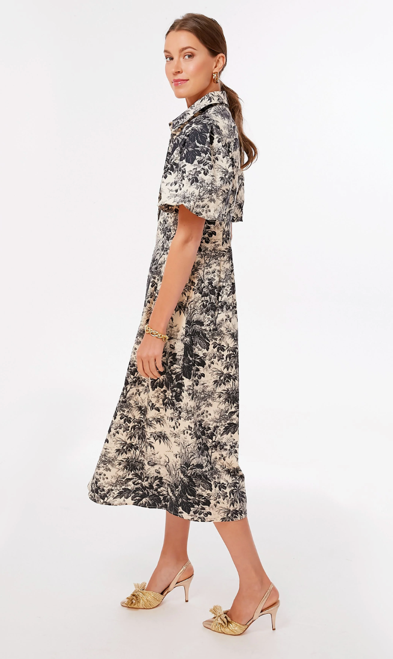 Tuckernuck Cypress Noir Delaney Midi Dress size S