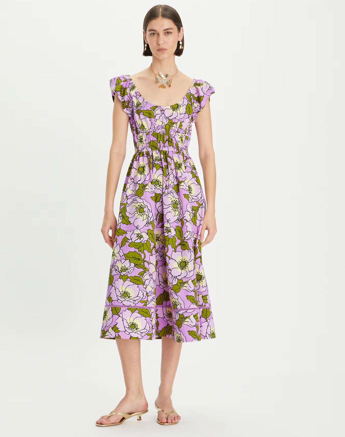Tory Burch Cotton Poplin Dress size 14