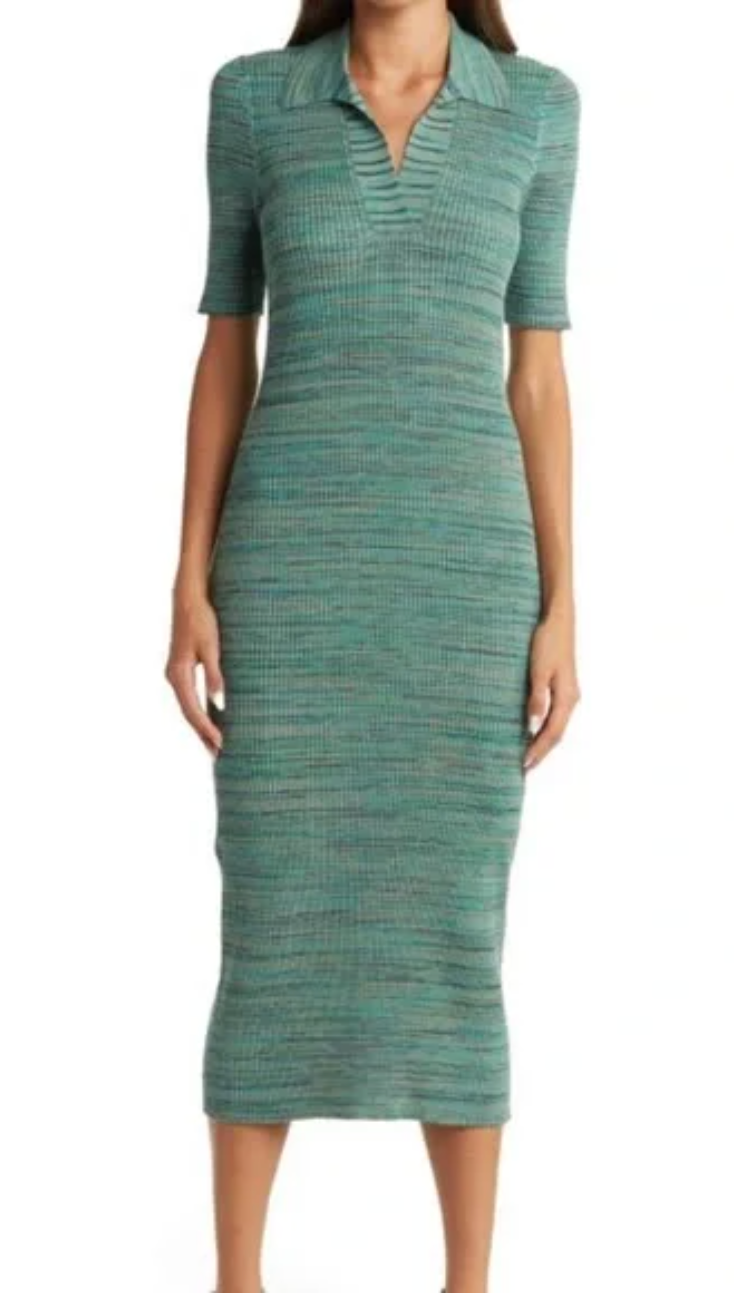 Derek Lam Cianna Rib Knit Dress size 10