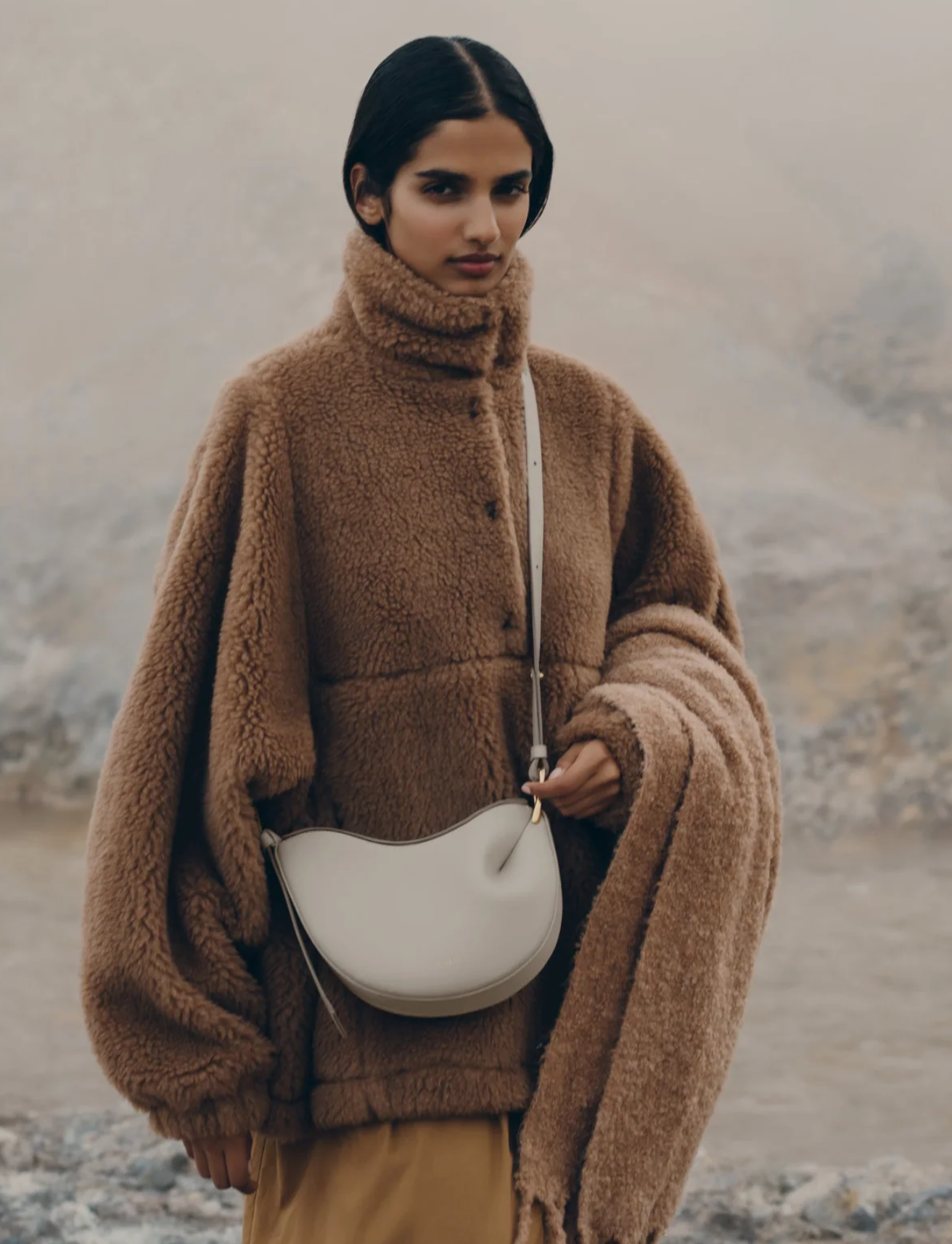 Polene Tonca Chalk Crossbody
