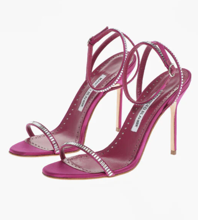 Manolo Blahnik Crinastra 105 Sandals size 37.5