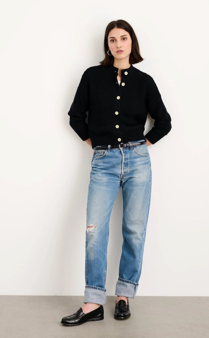 Alex Mill Nico Black Cardigan size S