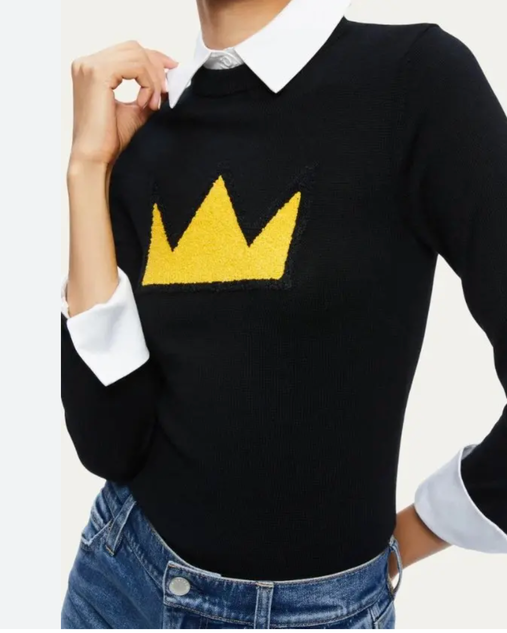 Alice and Olivia Porla Crown Sweater size M
