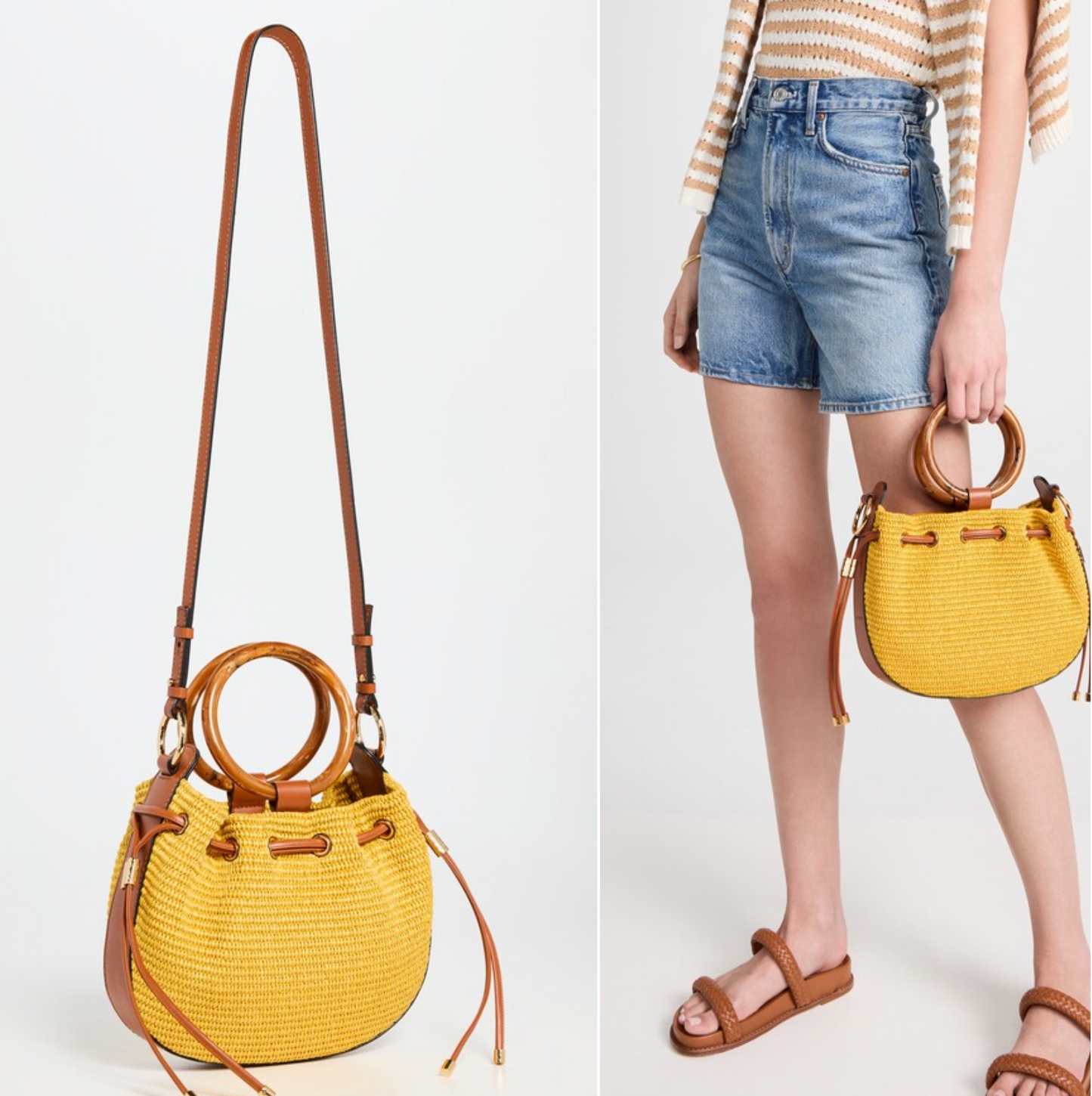Ulla Johnson Valeria Small Bamboo Crossbody Bag