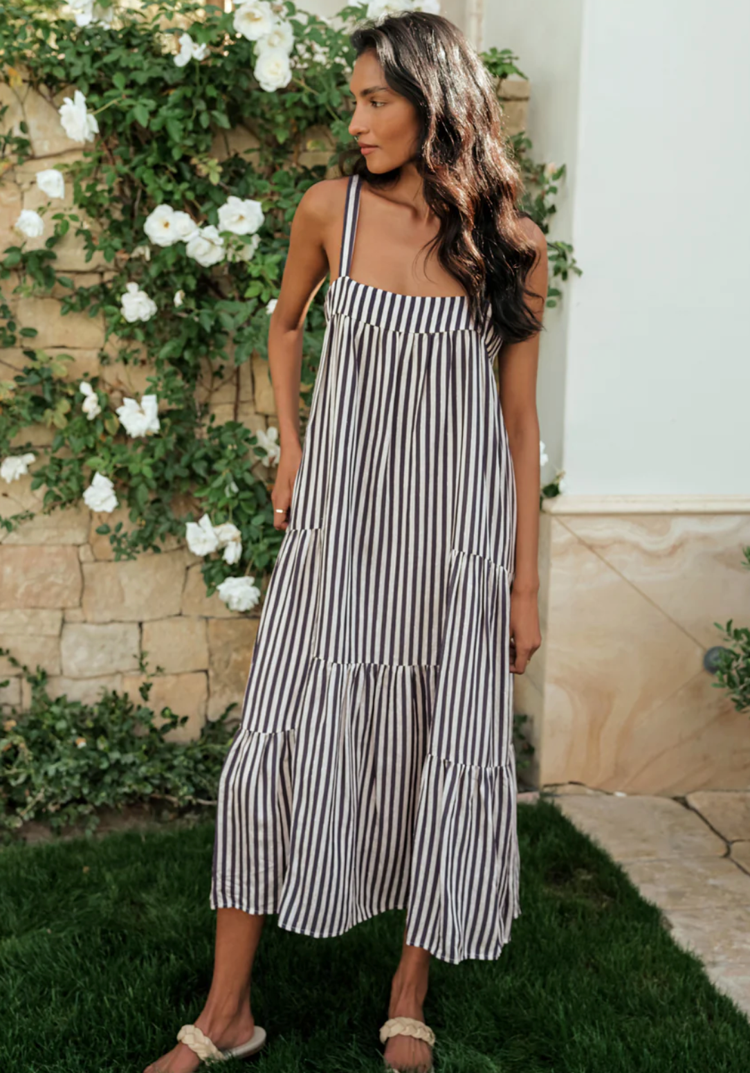 Jenni Kayne Striped Summer Dress size XS