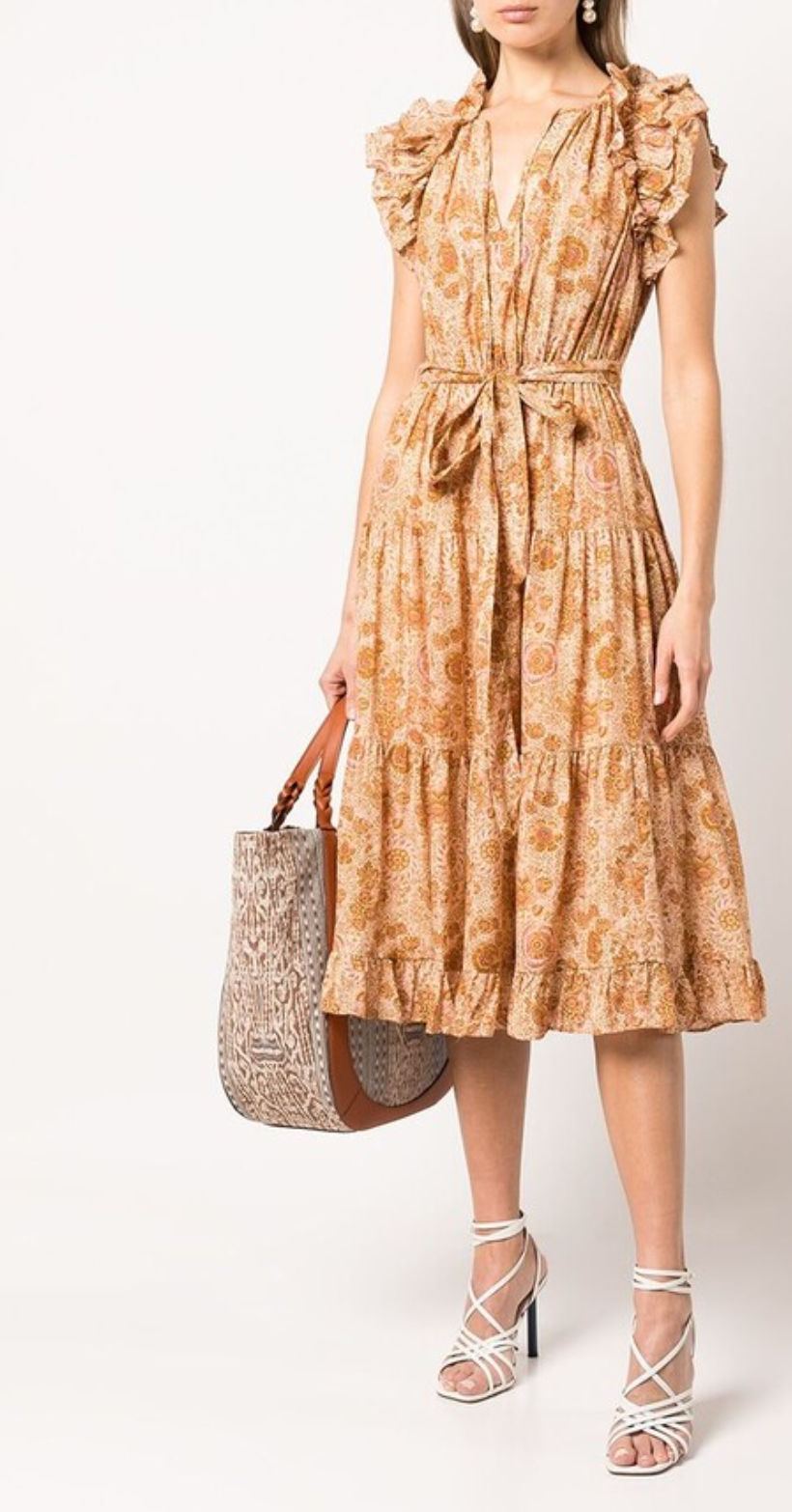 Ulla Johnson Virginia Midi Dress size 4