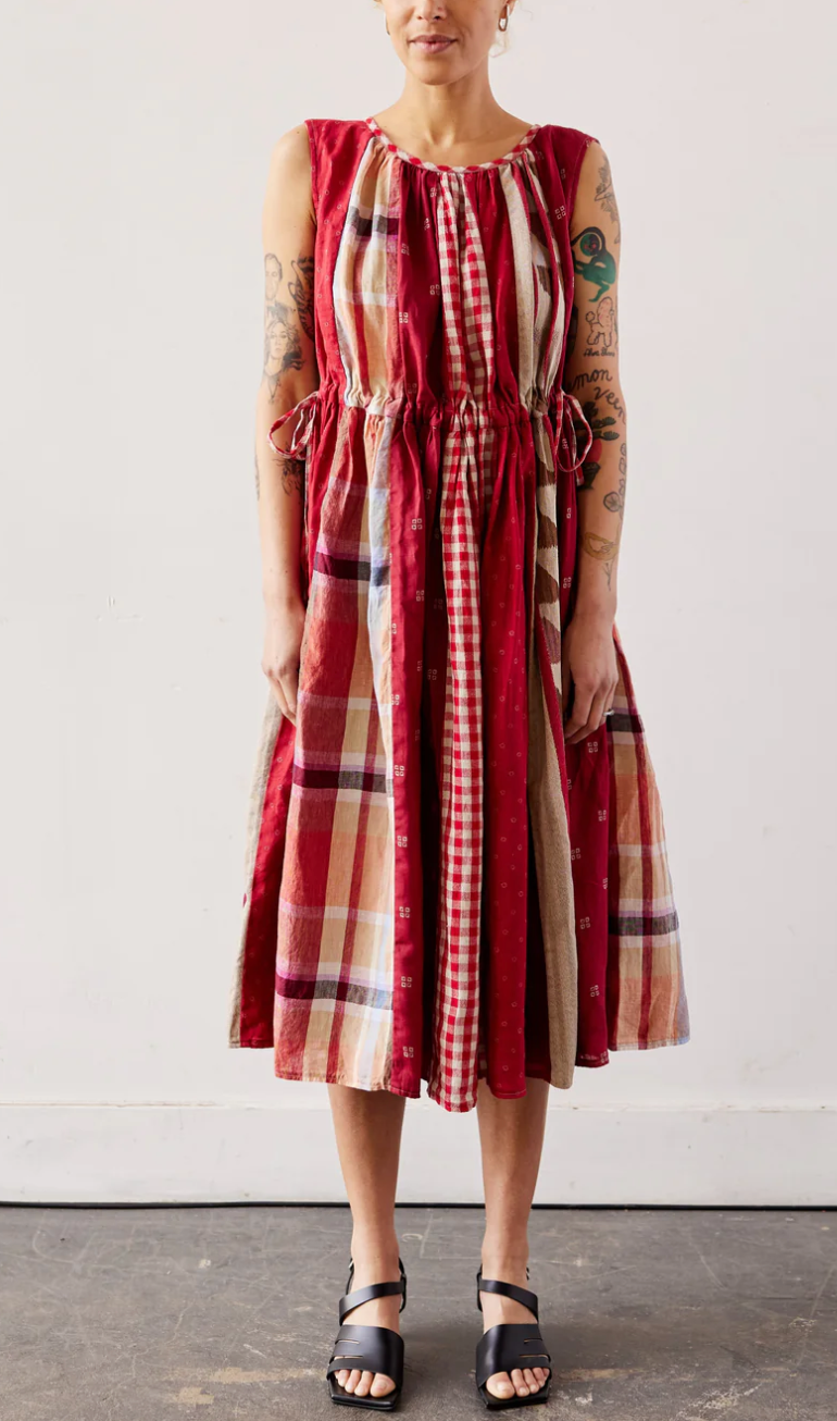 Kapital Crazy Patchwork Khalo Dress ONE SIZE