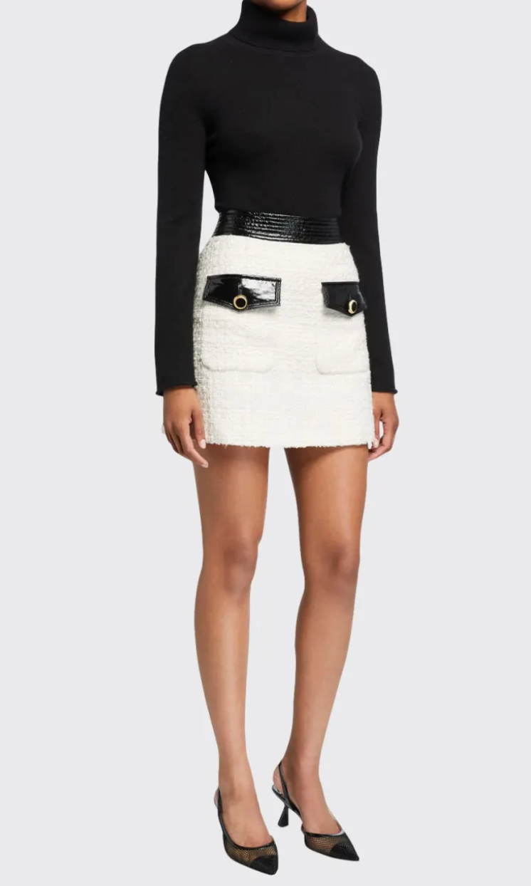Veronica Beard Lucy Tweed Mini Skirt size 6