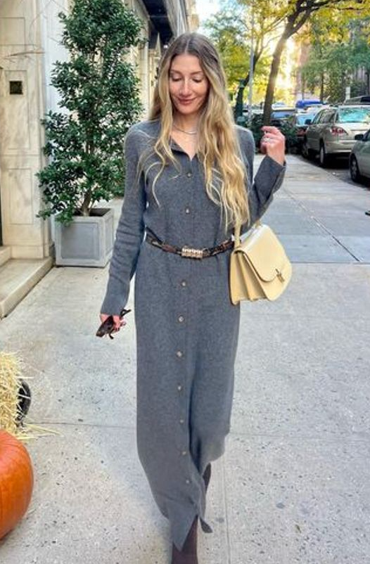 Goop Ashlyn Cashmere Long Dress or Duster size S