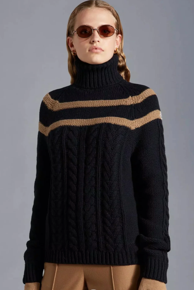 Moncler Cashmere Blend Turtleneck Jumper size XS