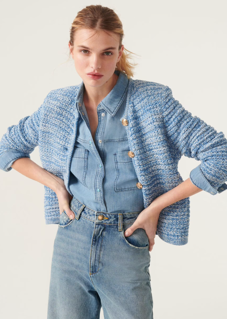 Ba&sh Gaspard Cardigan Jacket size L