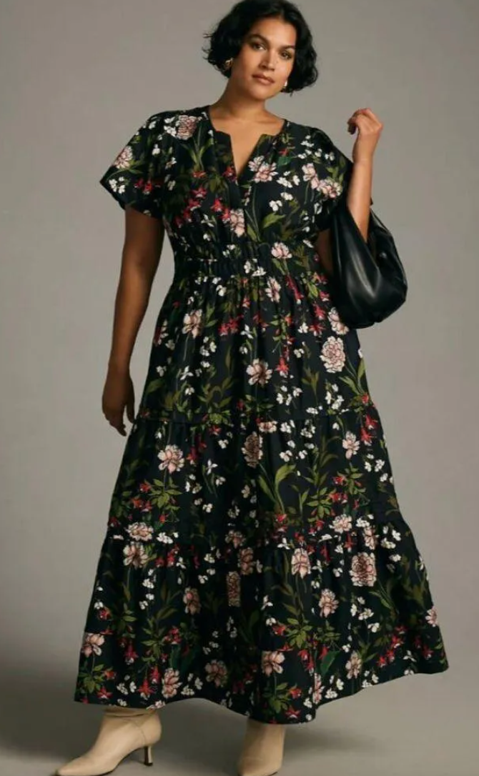 Anthropologie Somerset Maxi Dress size L
