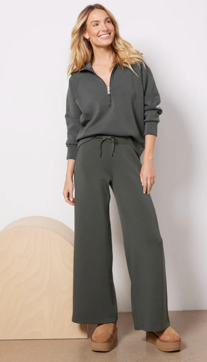 Spanx Air Essentials Half Zip and Pants size S/M