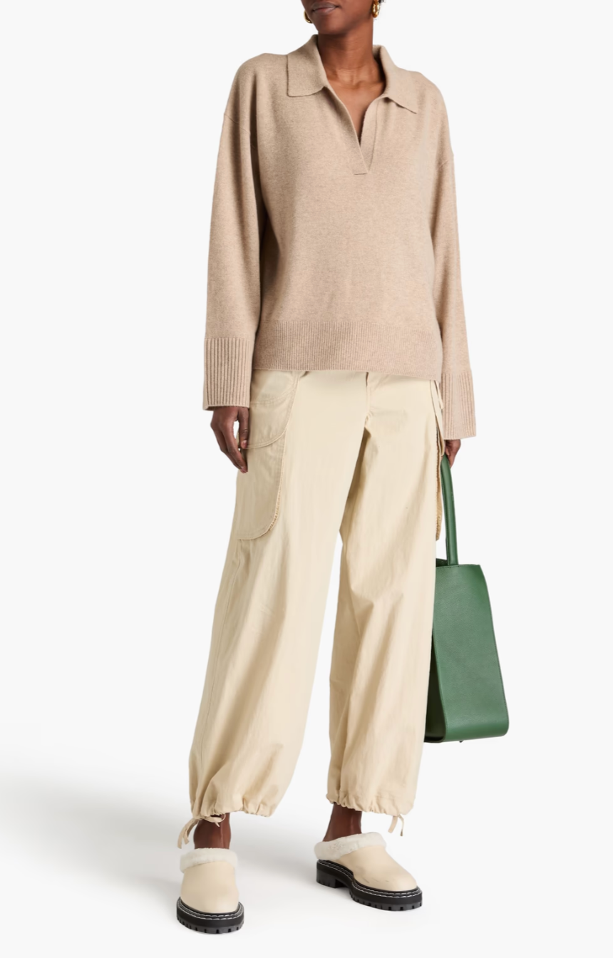 Alex Mill Isa Polo Cashmere Sweater size M