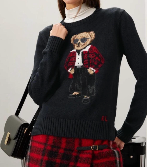 Polo Ralph Lauren Winter Bear Sweater size XS