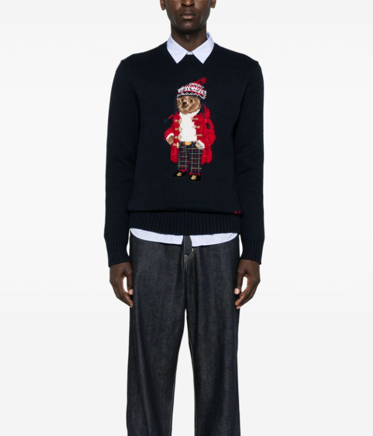 Polo Ralph Lauren Winter Bear Sweater size L - MEN'S