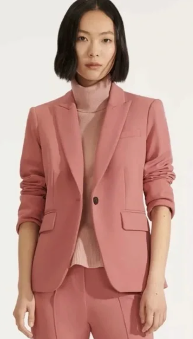 Veronica Beard Schoolboy Dickey Jacket Mauve size 0