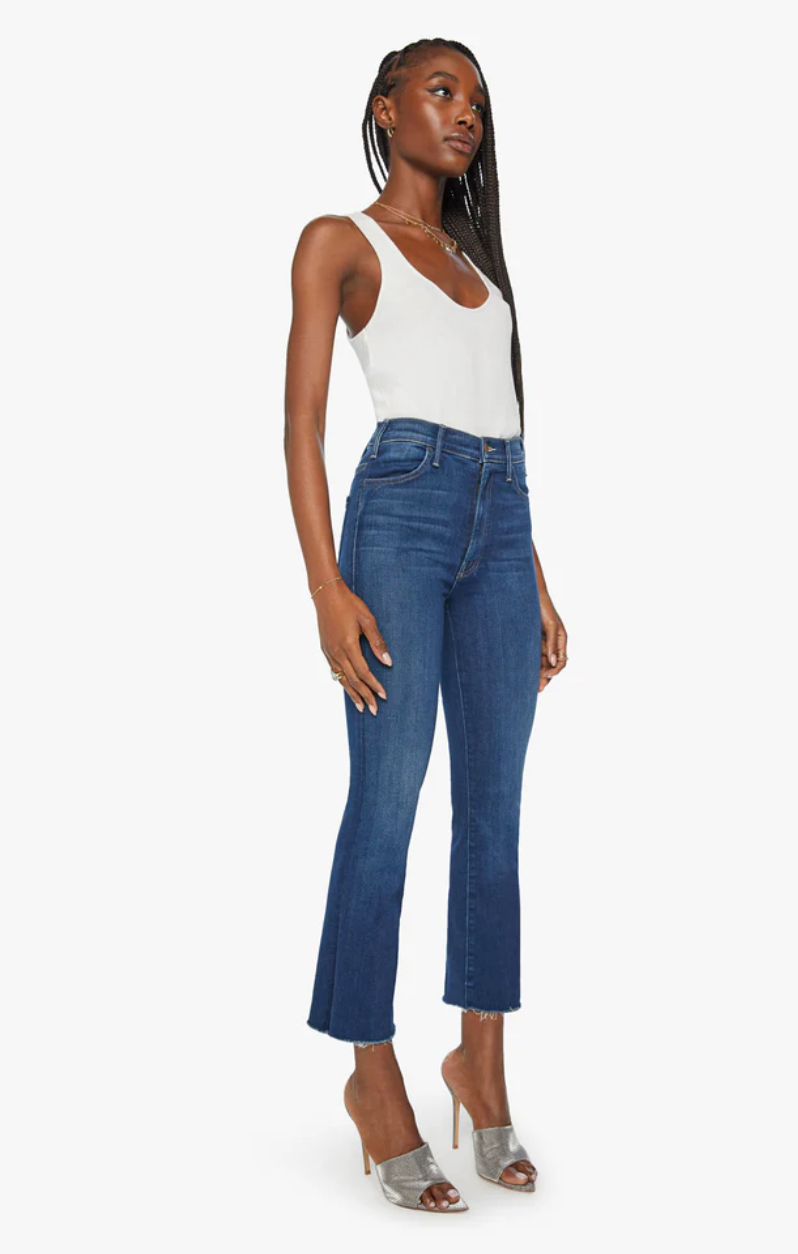 Mother The Hustler Ankle Fray Jeans size 27